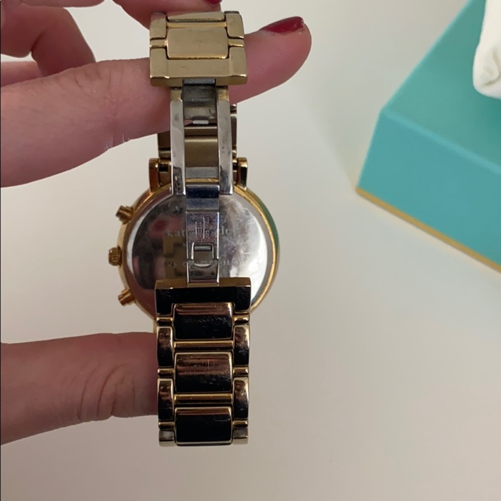 Kate Spade Gold Rhinestone Watch - Picture 2 of 3